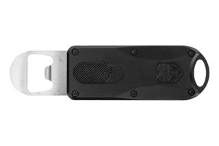 Cobratec OTF Bottle Opener with Pocket Clip has a stainless steel opener
